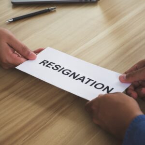 Resignation Acknowledgement